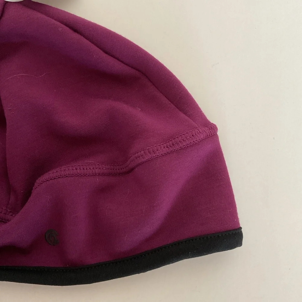 C9 Champion Women's Jersey Velour Beanie Burgundy Winter NWT